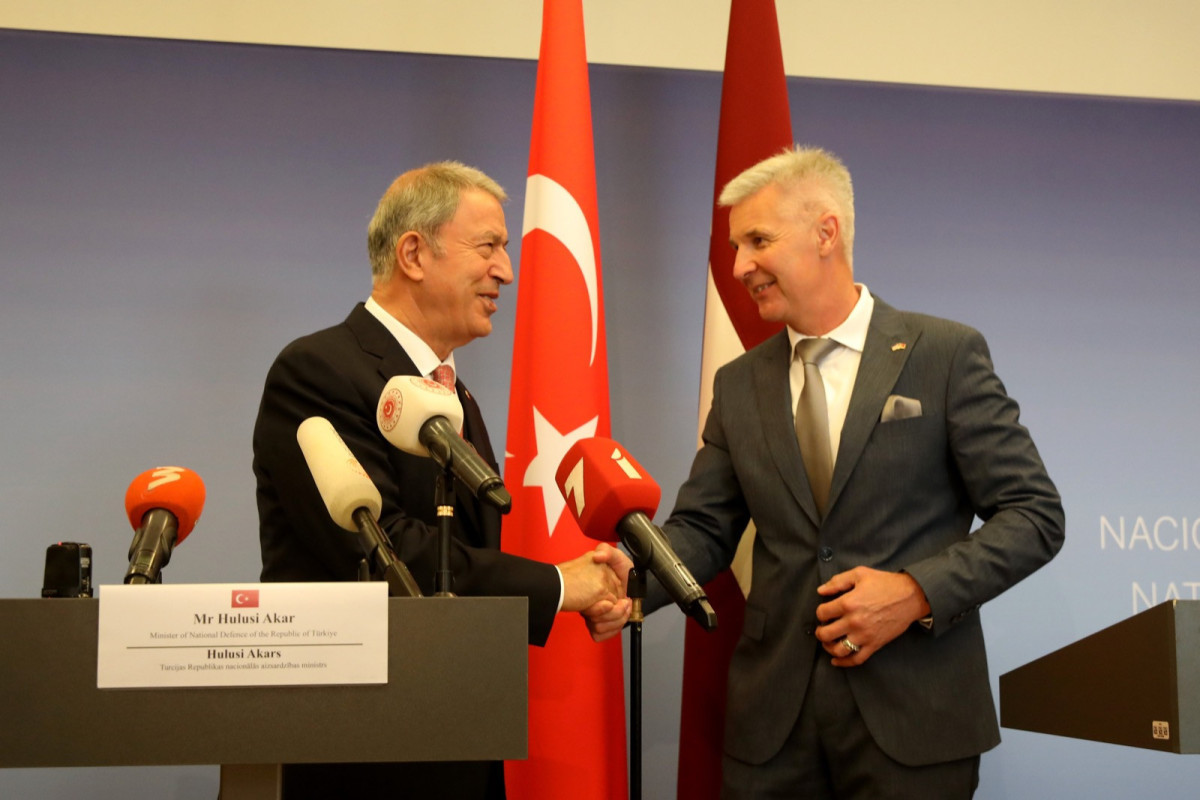 Turkish, and Latvian Def Mins discuss situation in Ukraine