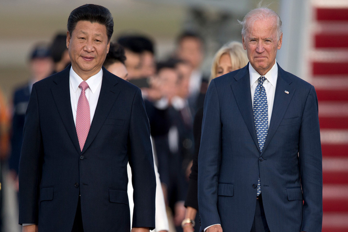 Xi Jinping and Joe Biden