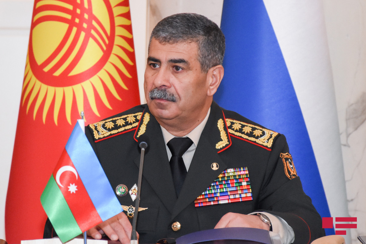 Azerbaijani Defense Minister Colonel General Zakir Hasanov