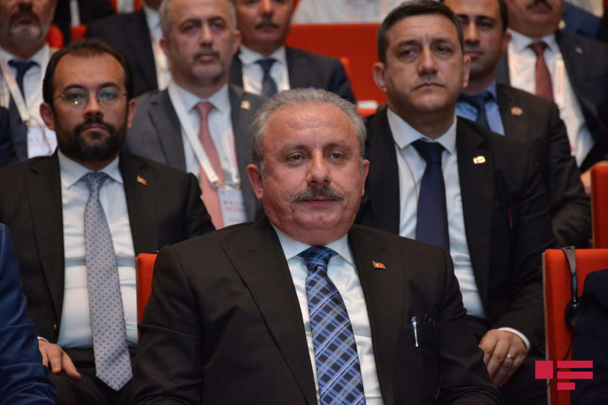 Mustafa Shentop,speaker of Turkish Grand National Assembly