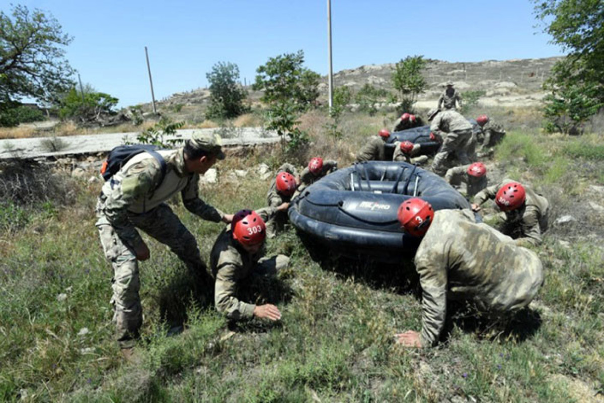 Azerbaijani MoD: Naval Forces conduct SAT Special Forces courses of marines