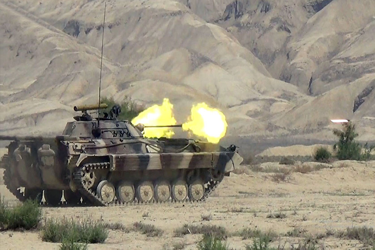 Azerbaijani MoD: Live-fire tactical exercises were held in the Land Forces-VIDEO 