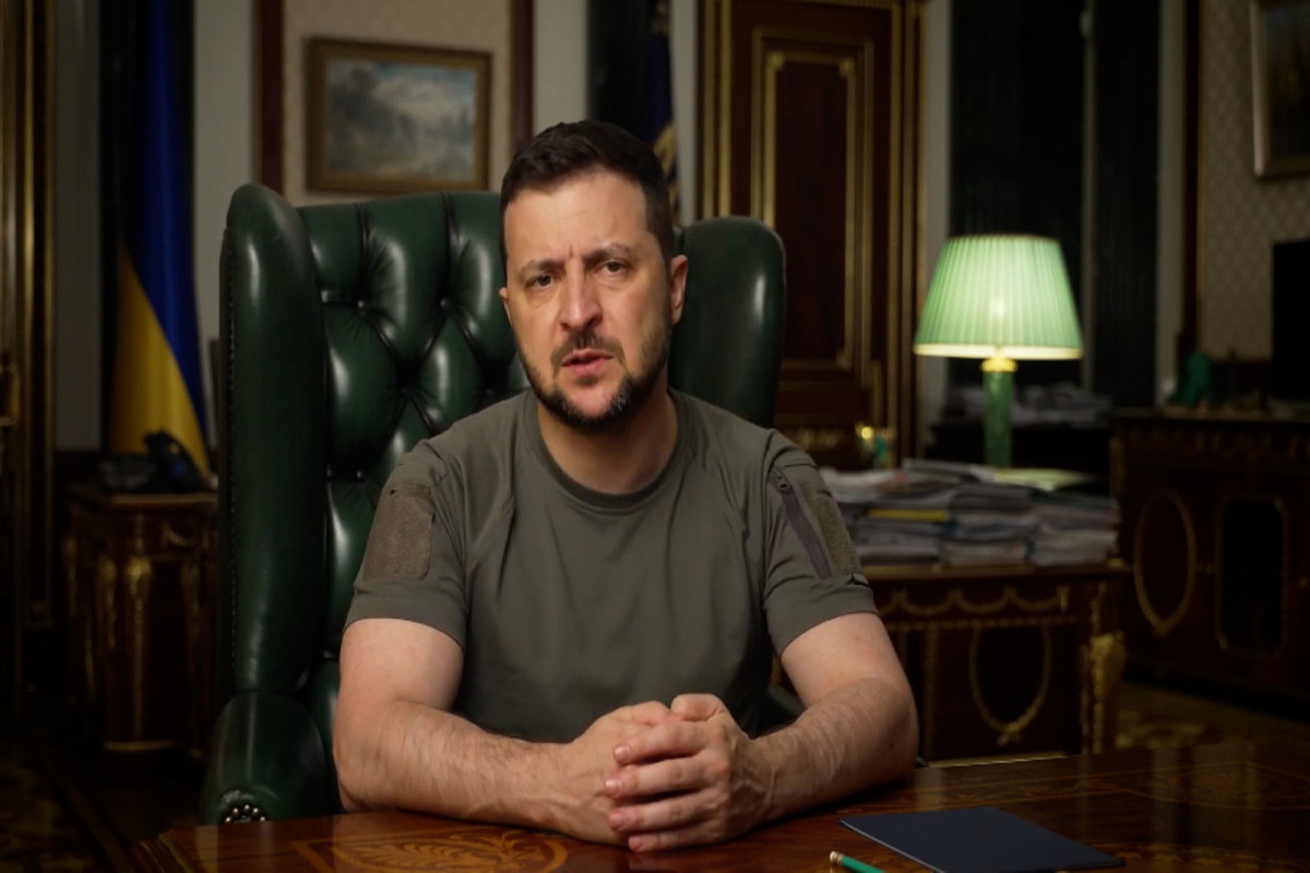 Ukrainian President Volodymyr Zelensky