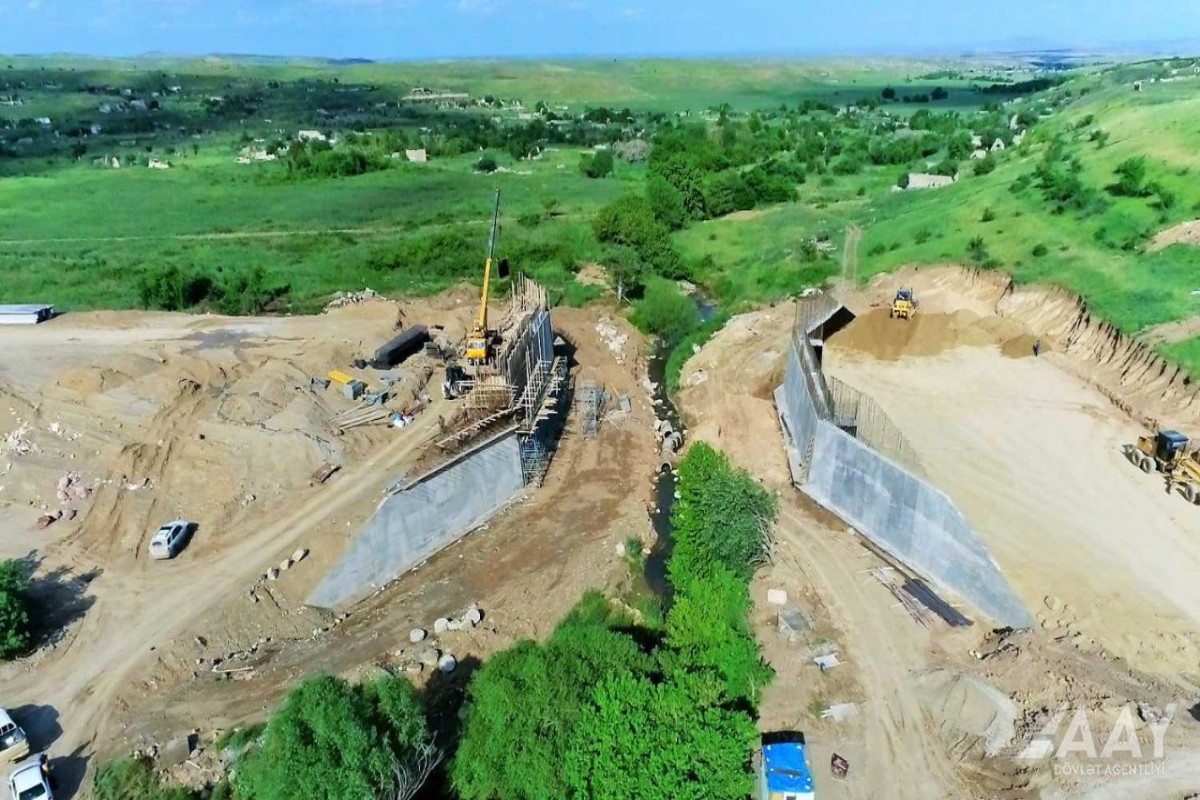 Asphalt paving is being completed on 14 km of Shukurbayli-Jabrayil-Hadrut road-PHOTO 
