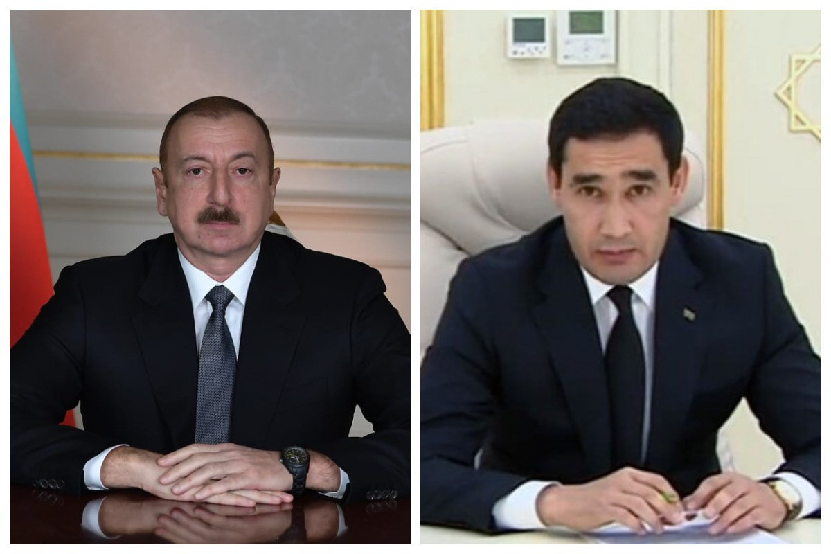Presidents of Azerbaijan and Turkmenistan