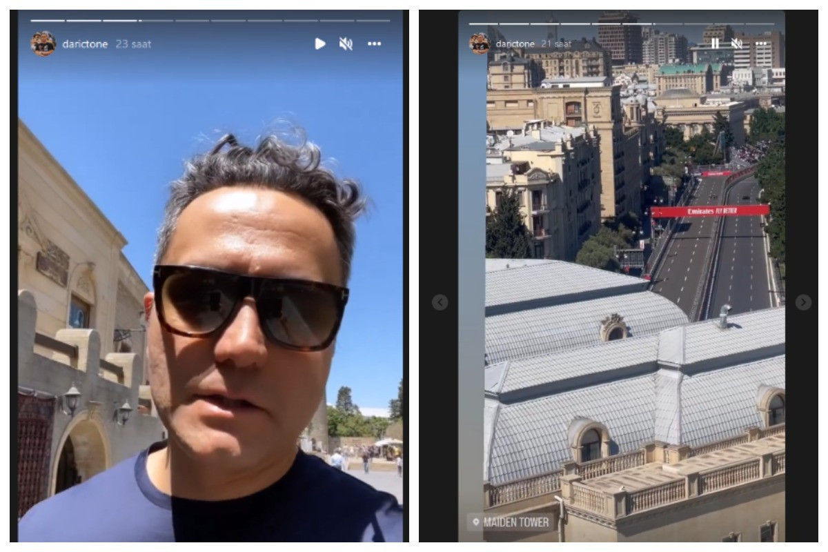 Blogger with more than half a million followers makes post from Formula 1-VIDEO 