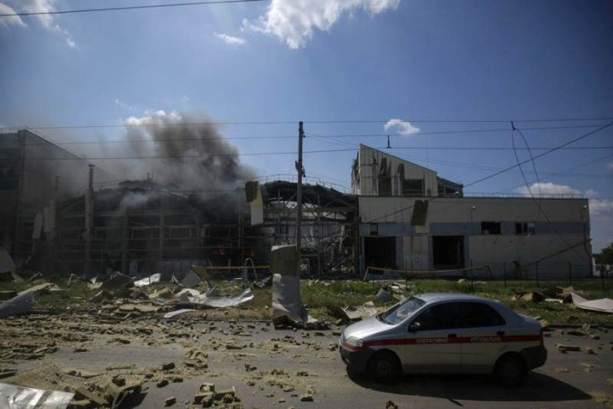 Fire breaks out at Azot plant after Russian shelling