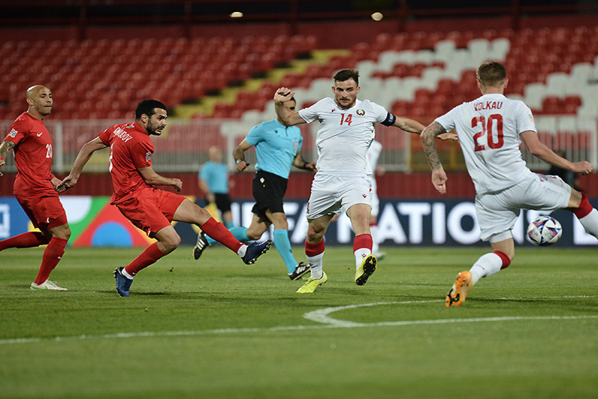 Azerbaijani national football team defeated Belarus