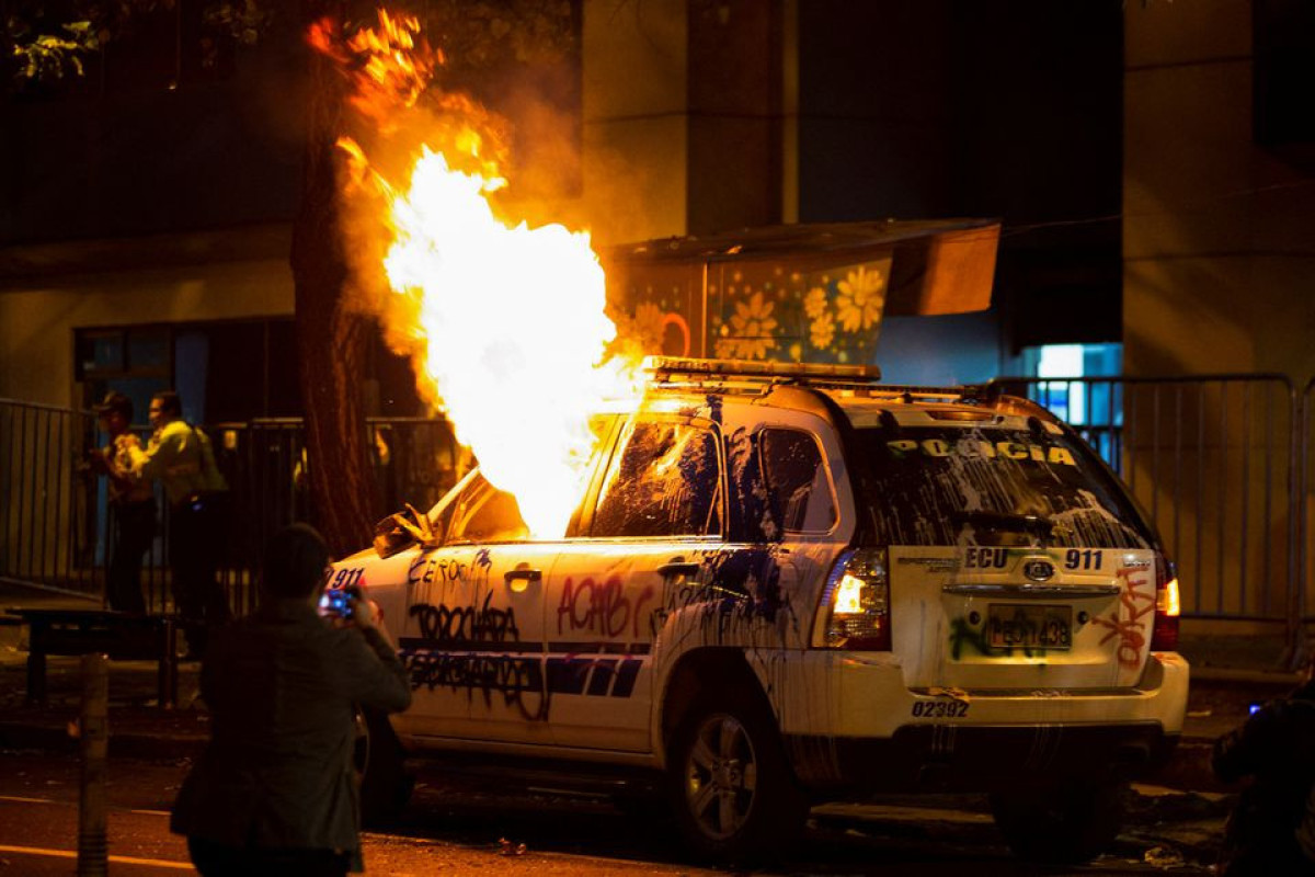 Ecuadorean police detain indigenous leader, violence rises-PHOTO 