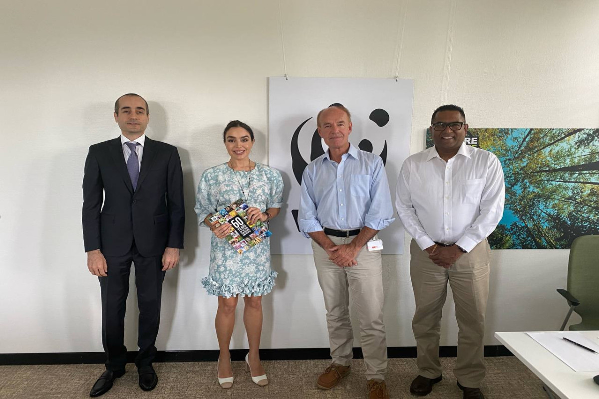 Leyla Aliyeva meets with heads of IUCN and WWF International organizations