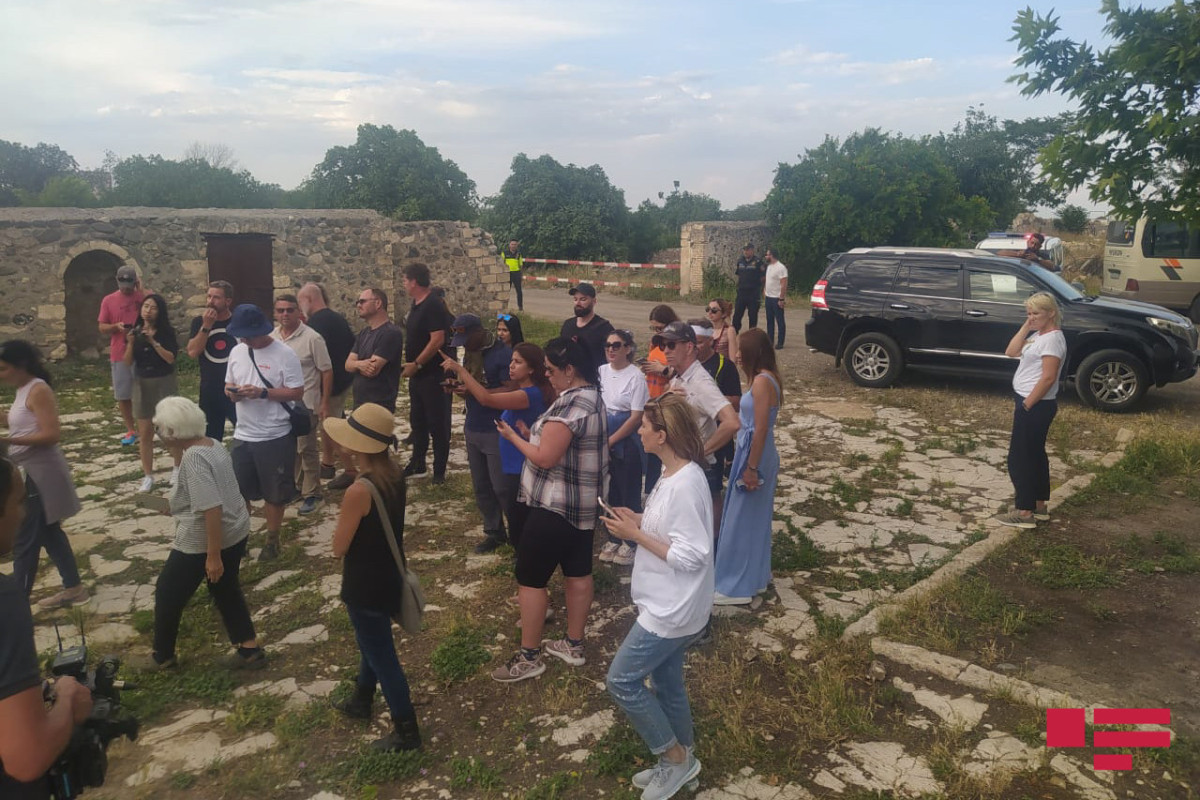 Foreign tourists visited Aghdam-PHOTO 