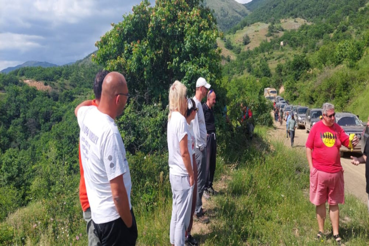 Foreign travelers visited Lachin corridor