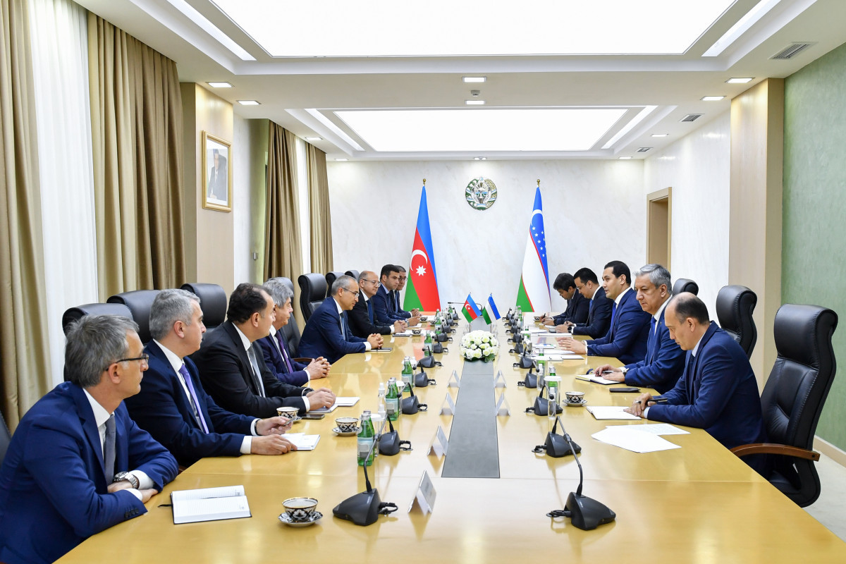 Azerbaijani Minister of Economy met with Uzbek Deputy Prime Minister-PHOTO 