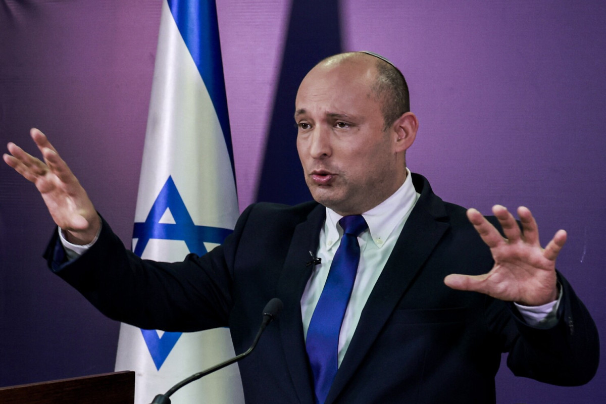 Israel's Prime Minister Naftali Bennett