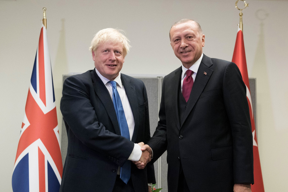 Boris Johnson, Erdogan