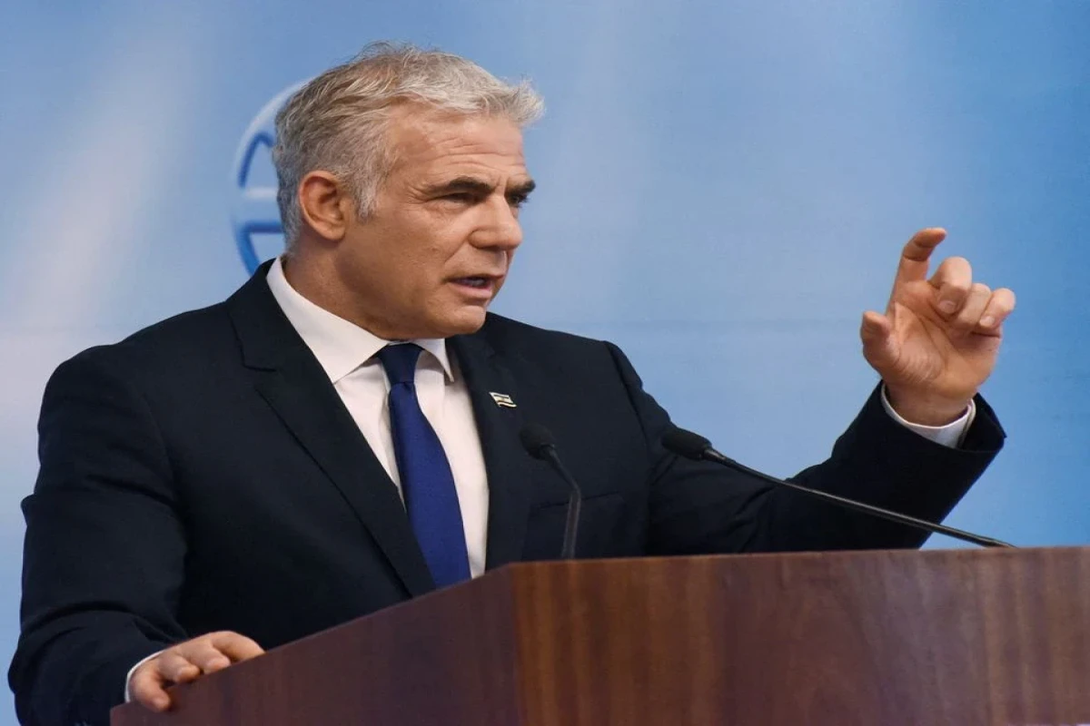 Israeli Foreign Minister Yair Lapid