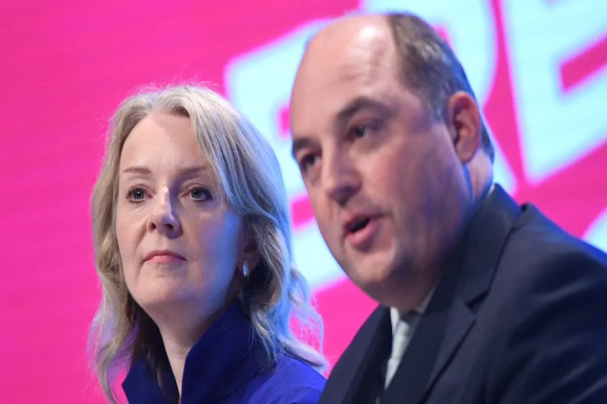 British Foreign Secretary Liz Truss and Defense Secretary Ben Wallace