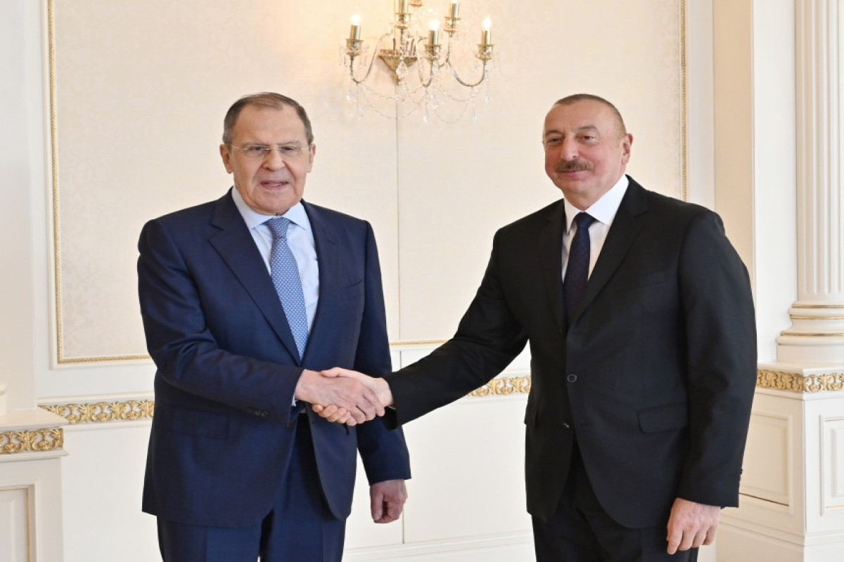 President Ilham Aliyev received Foreign Minister of Russia Sergey Lavrov