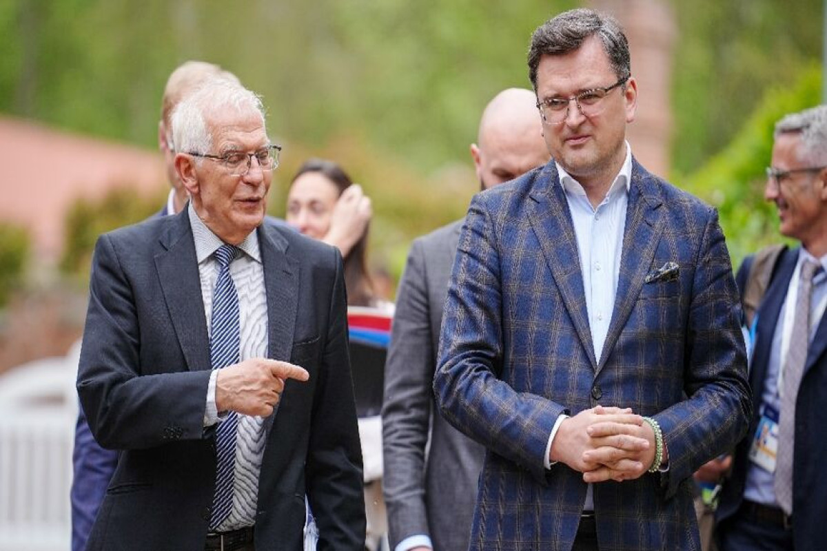 Dmytro Kuleba and Josep Borrell