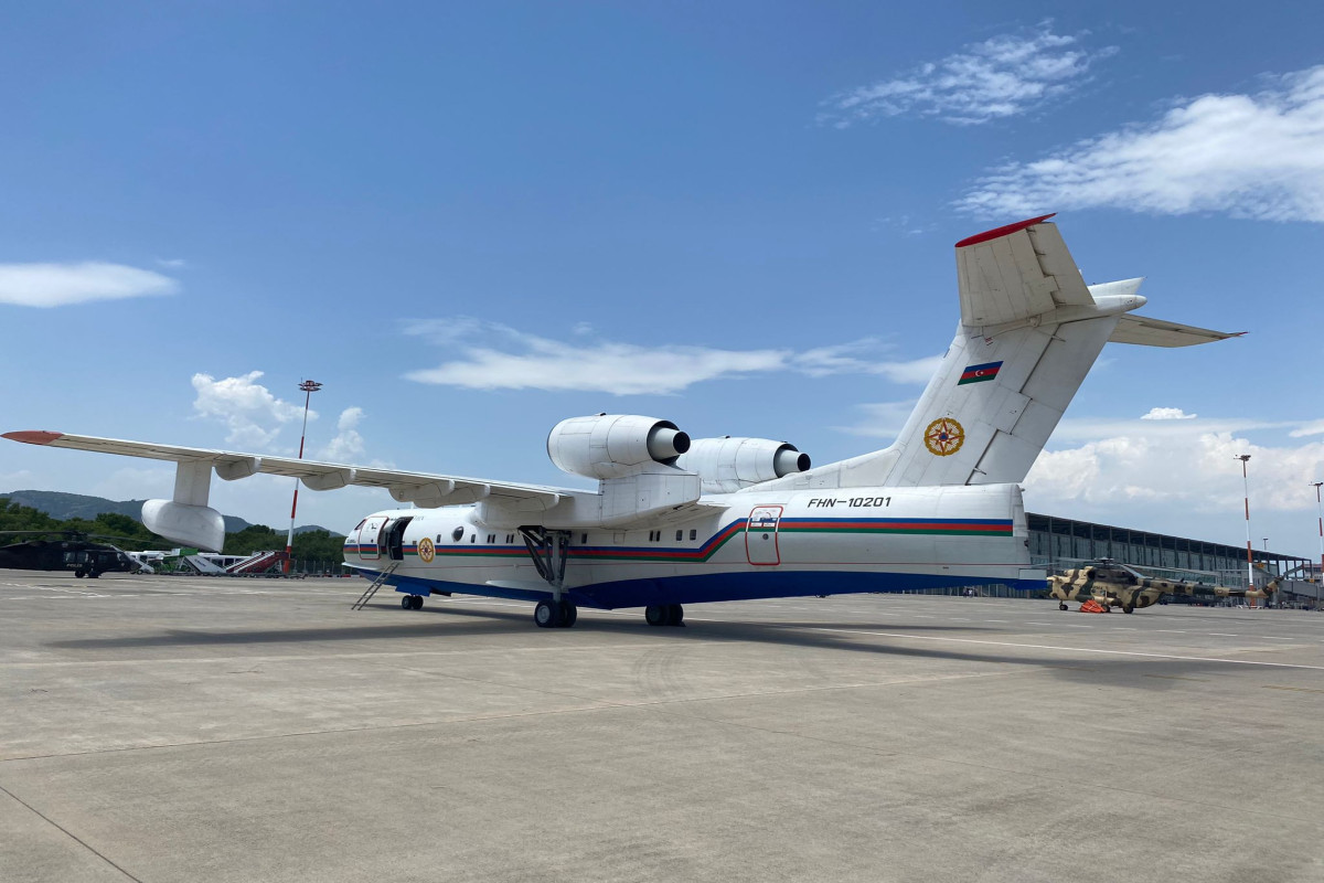 Azerbaijani “Amphibian” makes 2 flights in firefighting in Turkiye today-PHOTO -VIDEO 