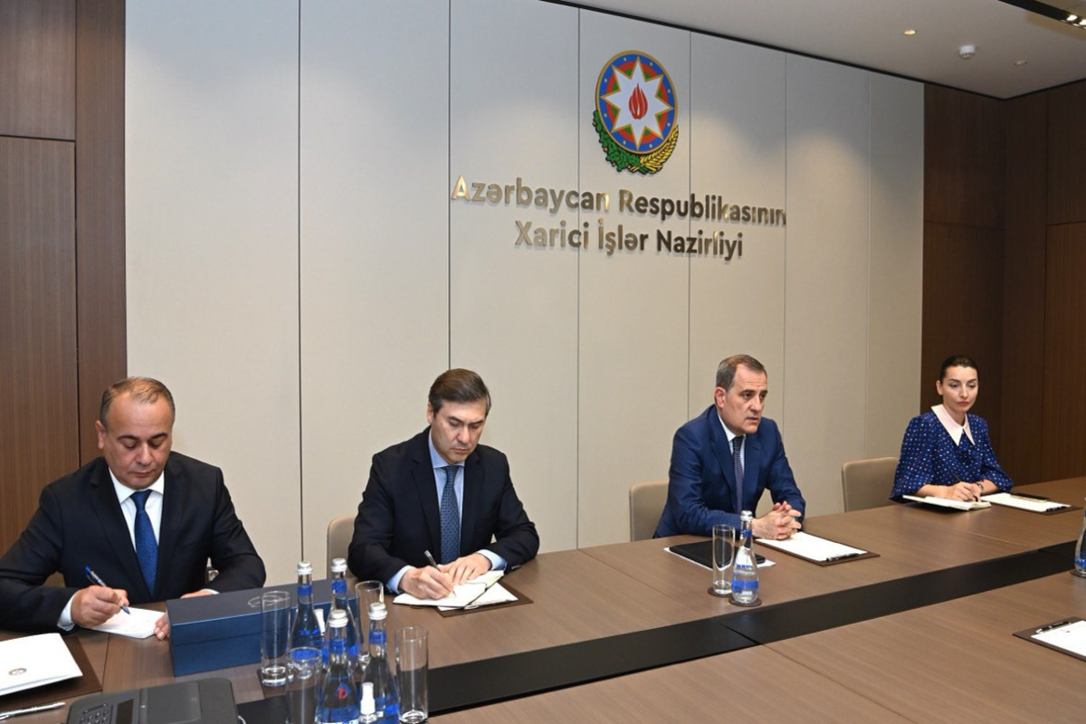 Azerbaijani FM met with Austrian and German ambassadors who completed diplomatic tenures in country