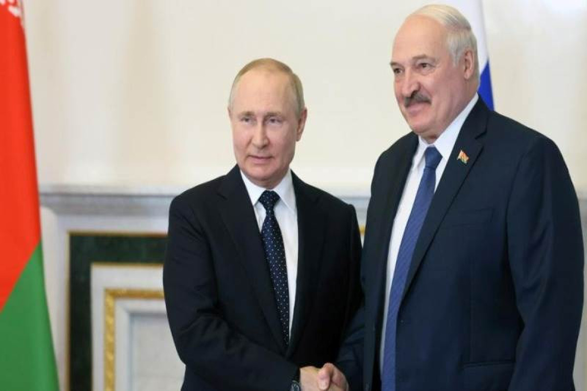Vladimir Putin, Russian President and Alexander Lukashenko, Belarusian President