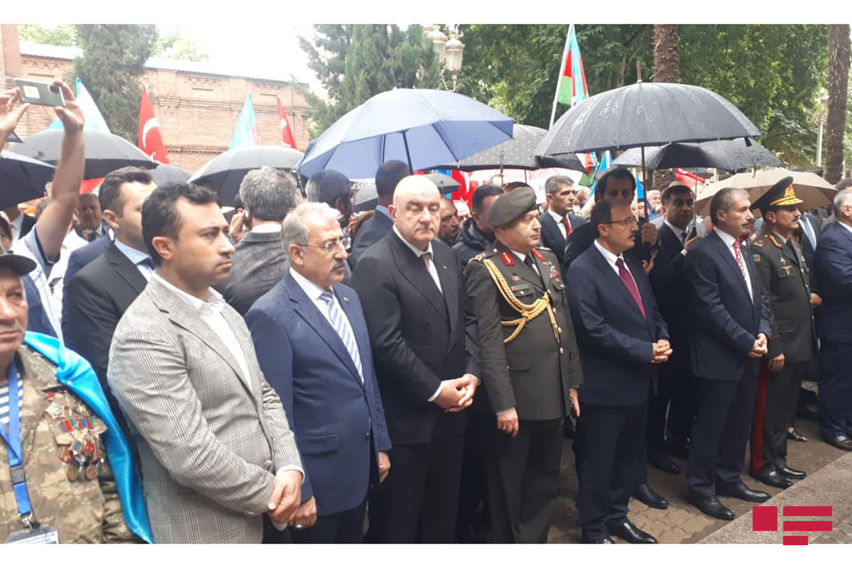 A monument to the Caucasian Islamic Army was opened in Ganja-PHOTO 