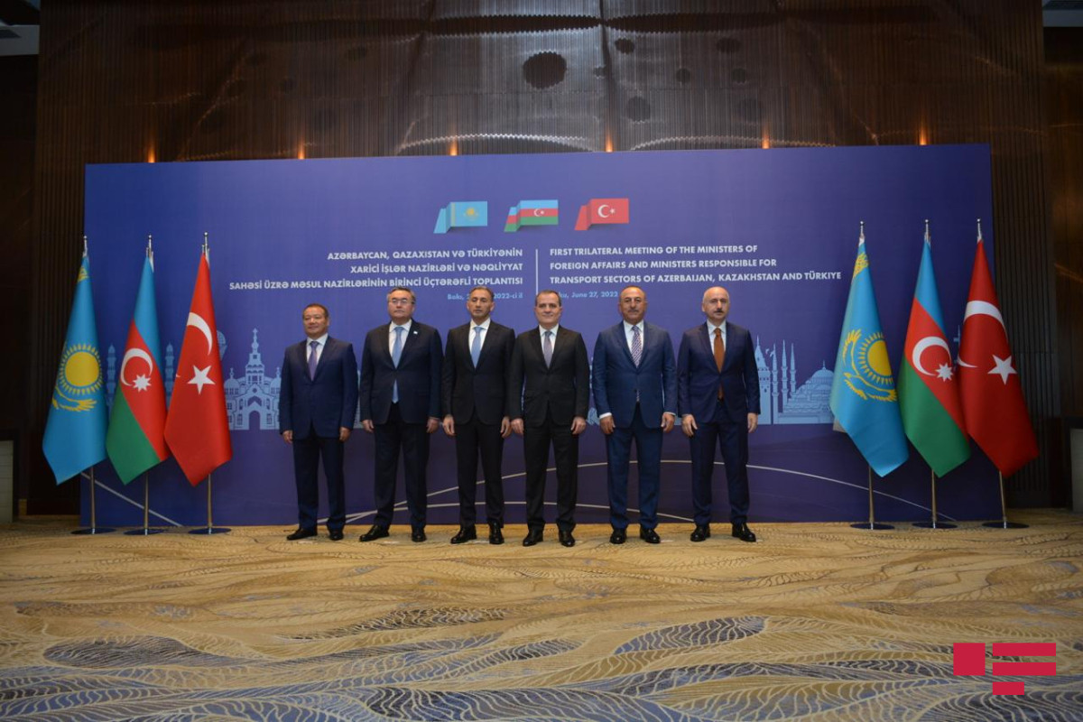 Baku hosted 1st trilateral meeting of Ministers of Foreign Affairs and Ministers of Transport of Azerbaijan, Turkiye, Kazakhstan-UPDATED 