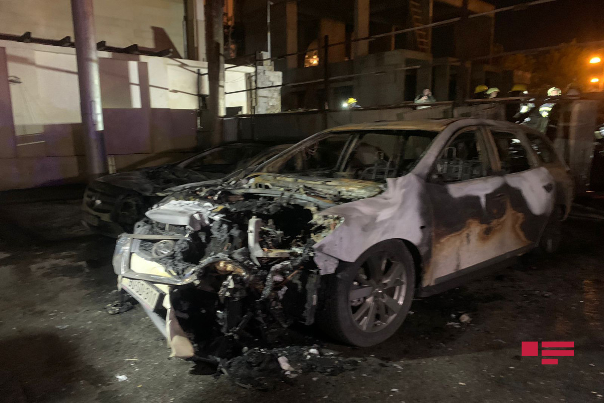 Fire breaks out in center of Baku-PHOTO 