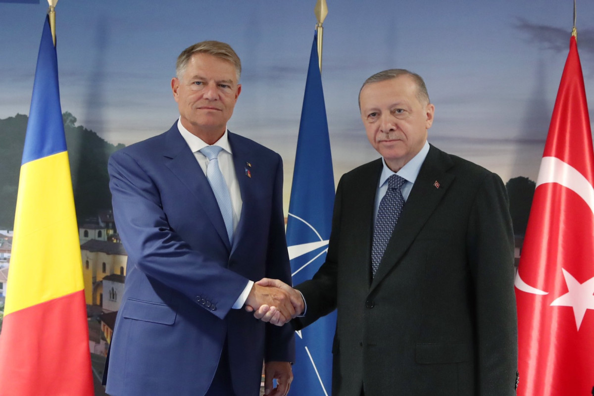 Klaus Iohannis and Recep Tayyip Erdogan