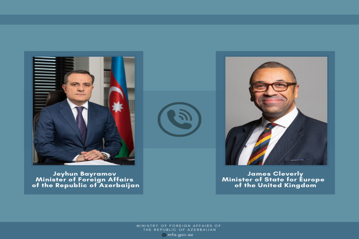 Azerbaijan's FM discusses situation in Ukraine with British Minister of State