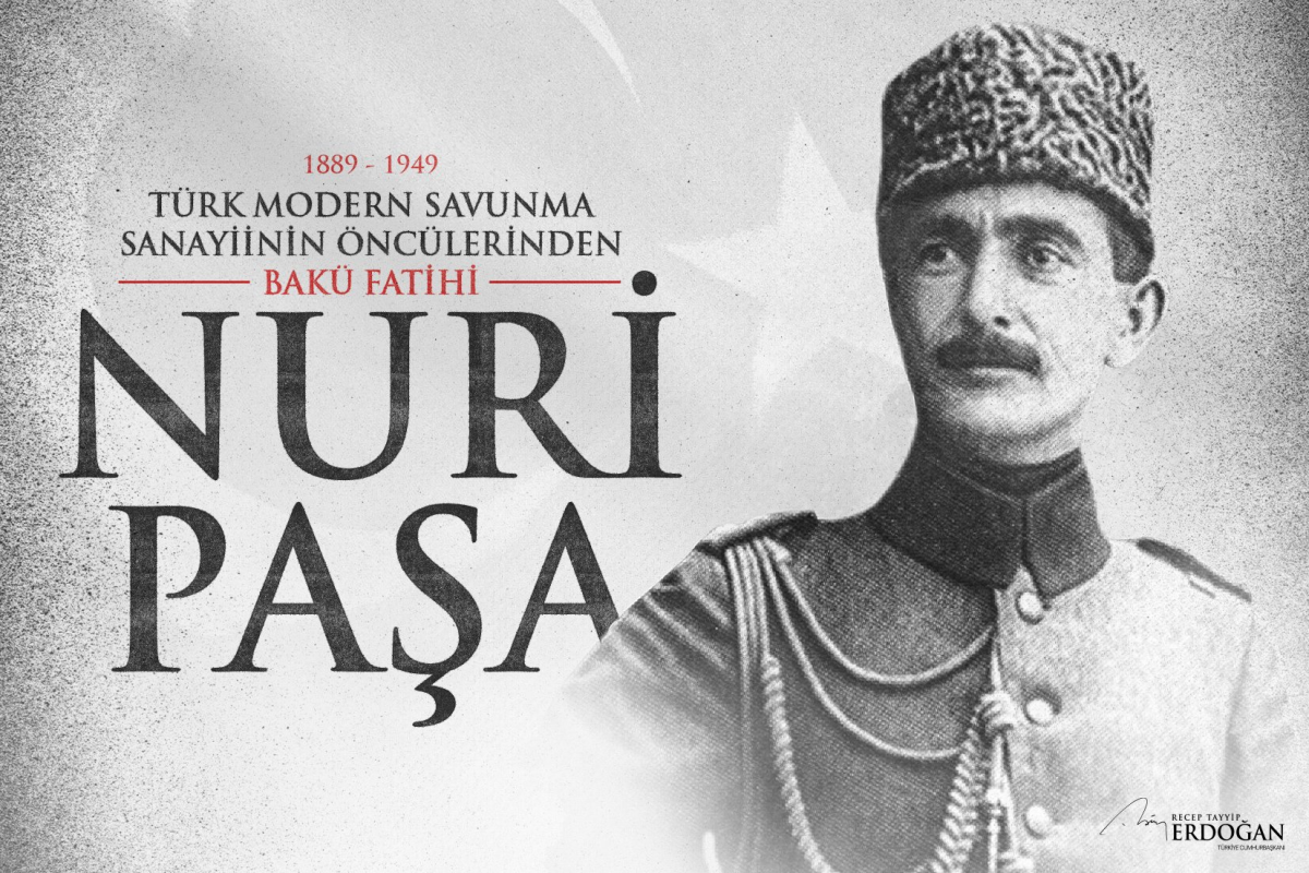 Turkish President shares post on Nuri Pasha