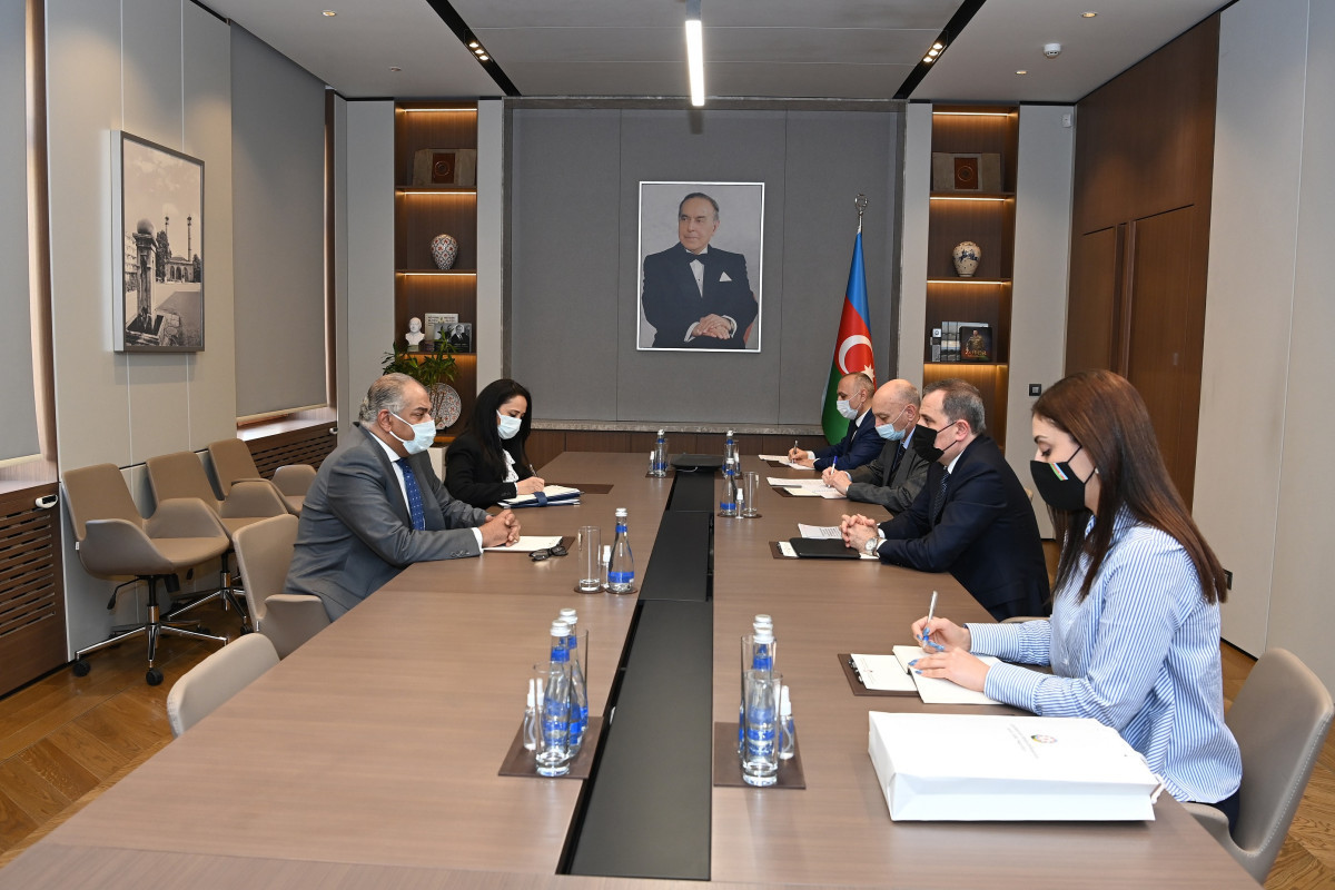 Azerbaijani FM meets with Egyptian ambassador