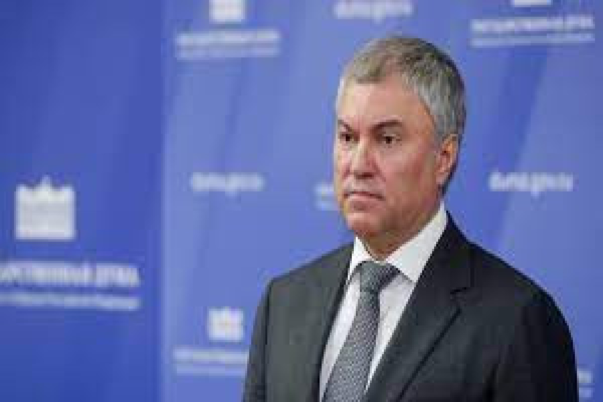 Vyacheslav Volodin, Speaker of the Russian State Duma