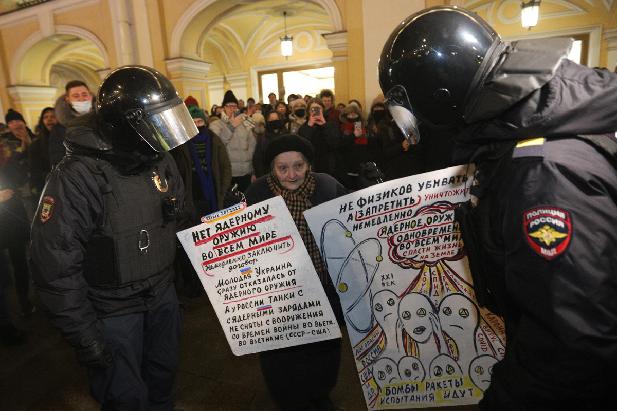Russian MIA warns against protests, according to state media