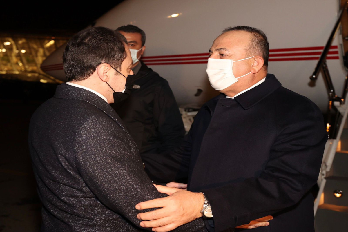 Turkish FM arrives in Azerbaijan-PHOTO 