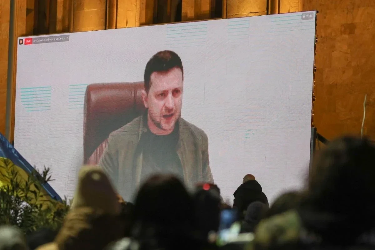 Ukrainian President Volodymyr Zelensky