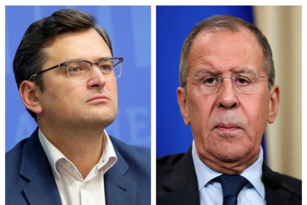 Dmytro Kuleba, Foreign Minister of Ukraine and Sergey Lavrov, Foreign Minister of Russia