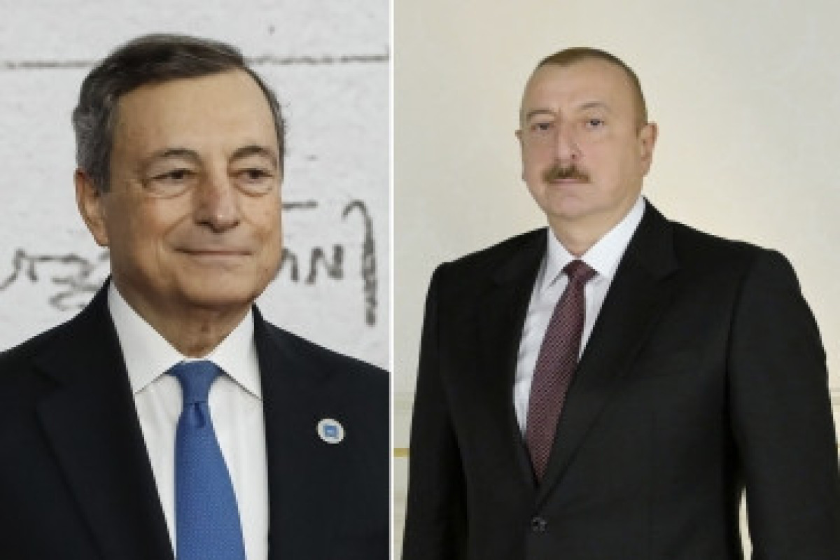 Chairman of the Italian Council of Ministers phones Azerbaijan's President