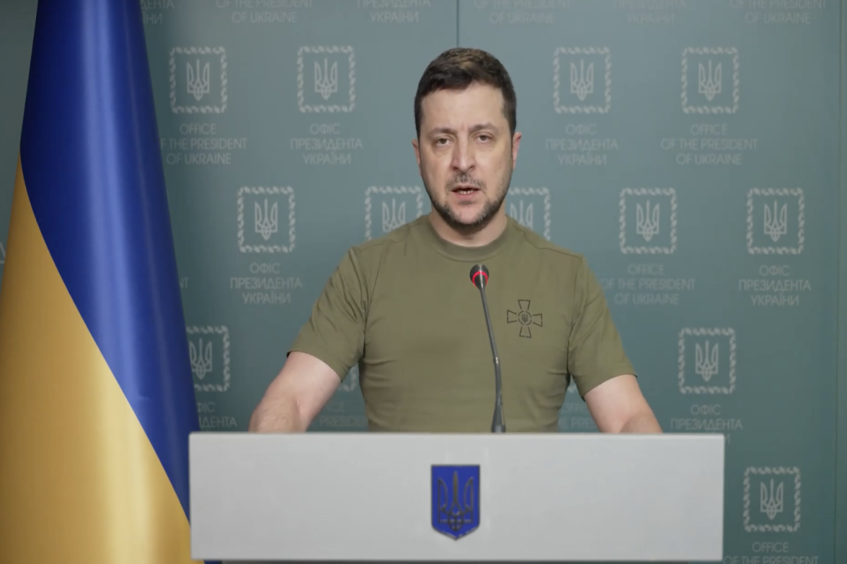 Ukrainian President Volodymyr Zelensky