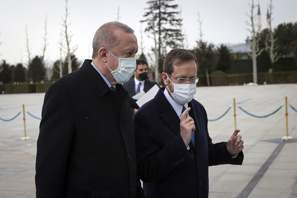 Erdogan: "Our common goal with Israel is to revive political dialogue"