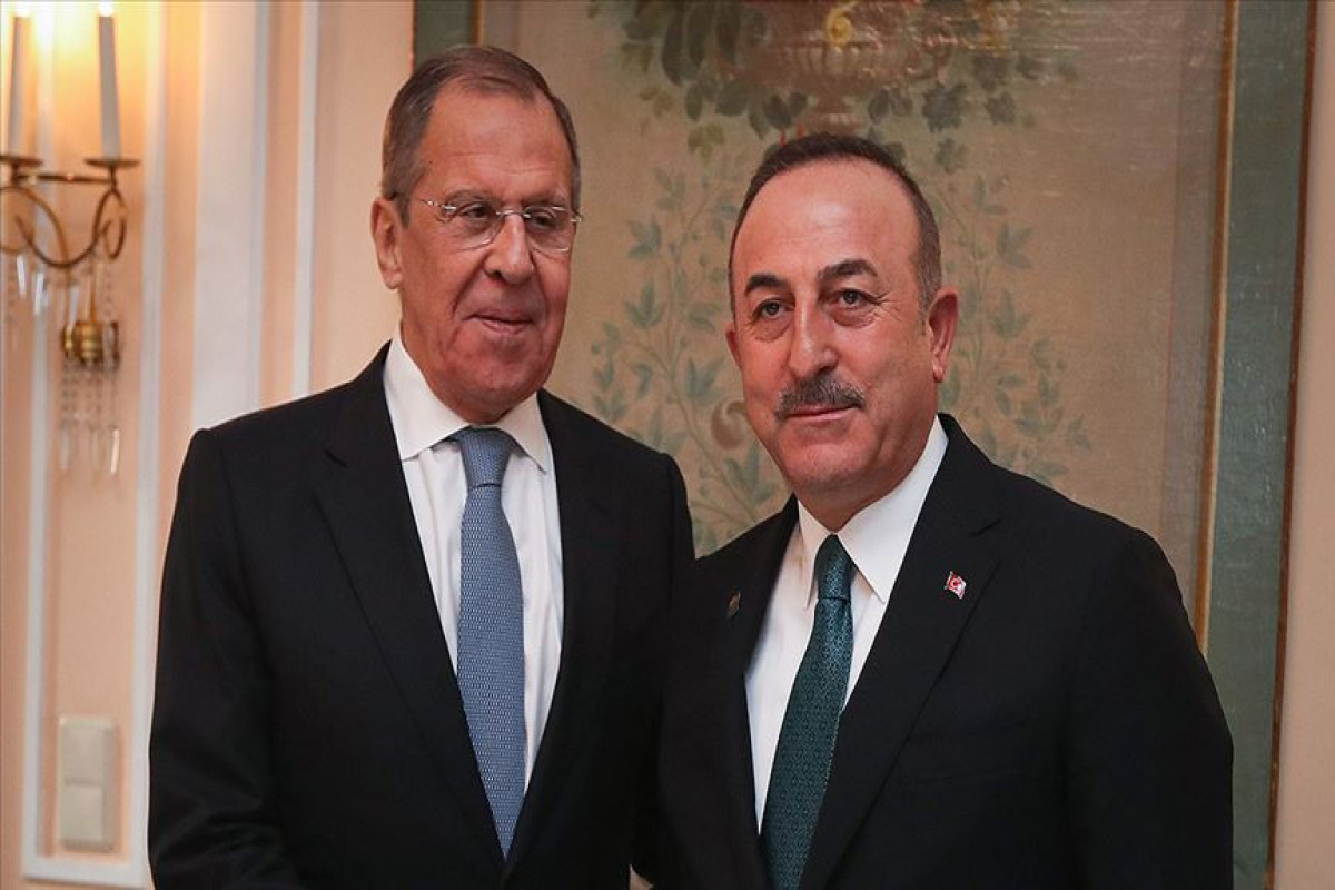 Sergey Lavrov, Foreign Minister of Russia and Mevlut Cavusoglu, Foreign Minister of Turkey