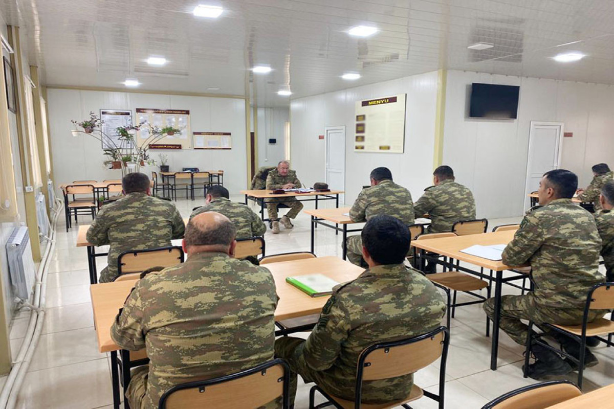 Training-methodological classes were held in military units