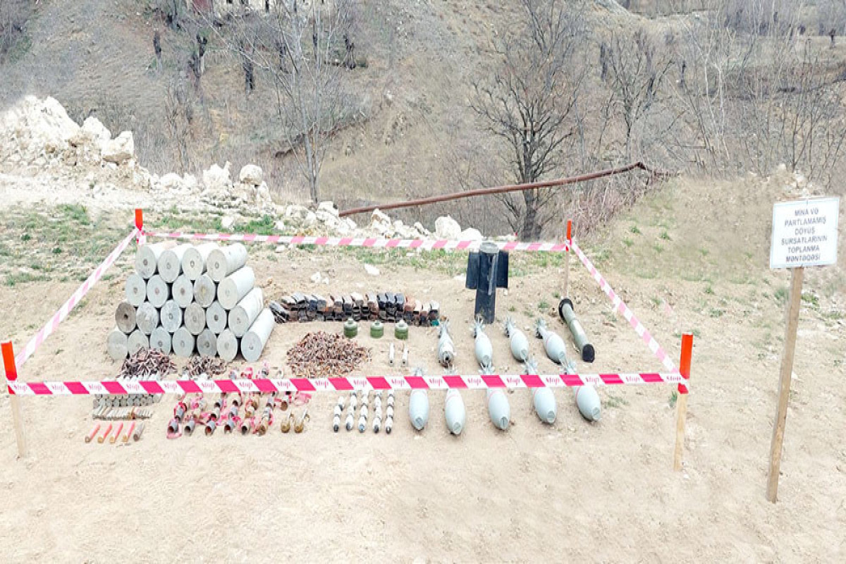 Azerbaijani MoD: More than 955 hectares completely cleared from mines this year