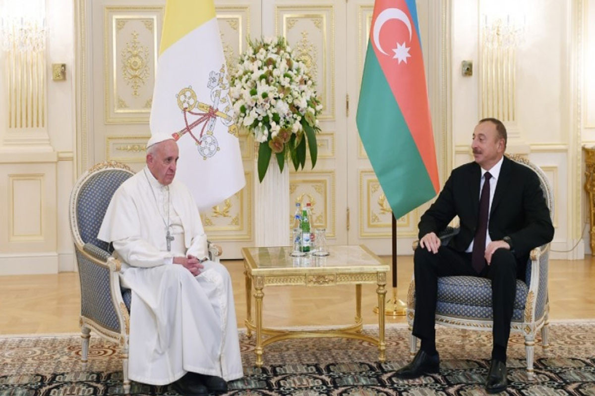 Pope Francis and Ilham Aliyev
