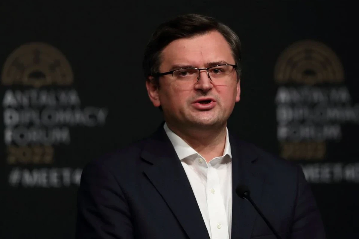 Ukrainian Foreign Minister Dmytro Kuleba