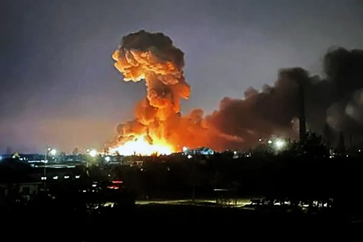 Large explosions reported in Kyiv
