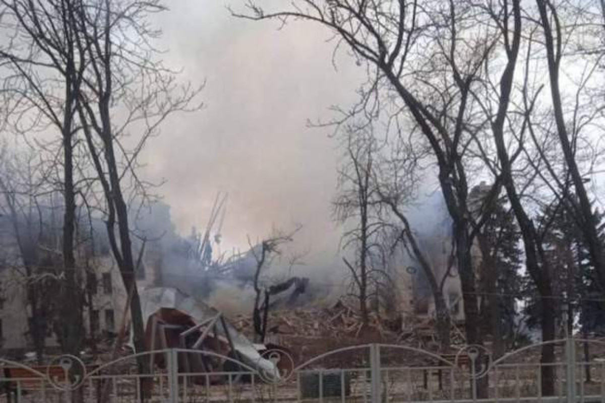 Theater in Mariupol where hundreds were taking refuge has been bombed, according to city council