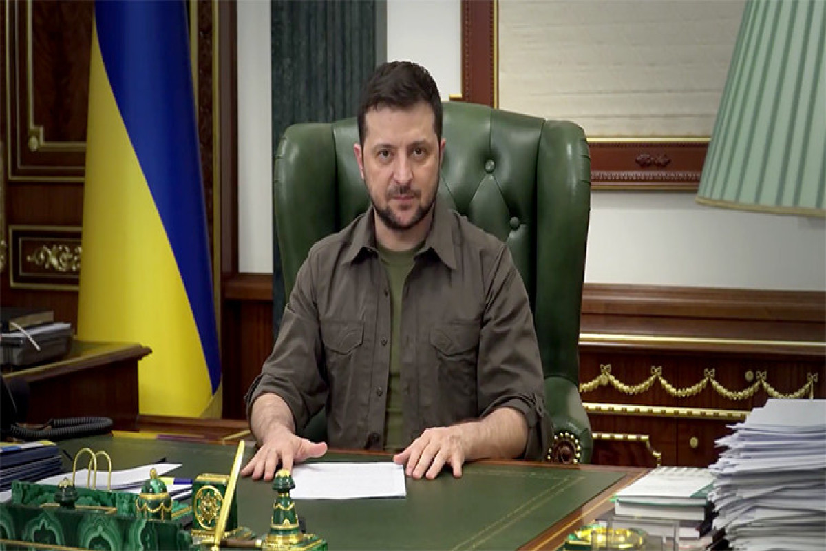 Ukrainian President Volodymyr Zelensky