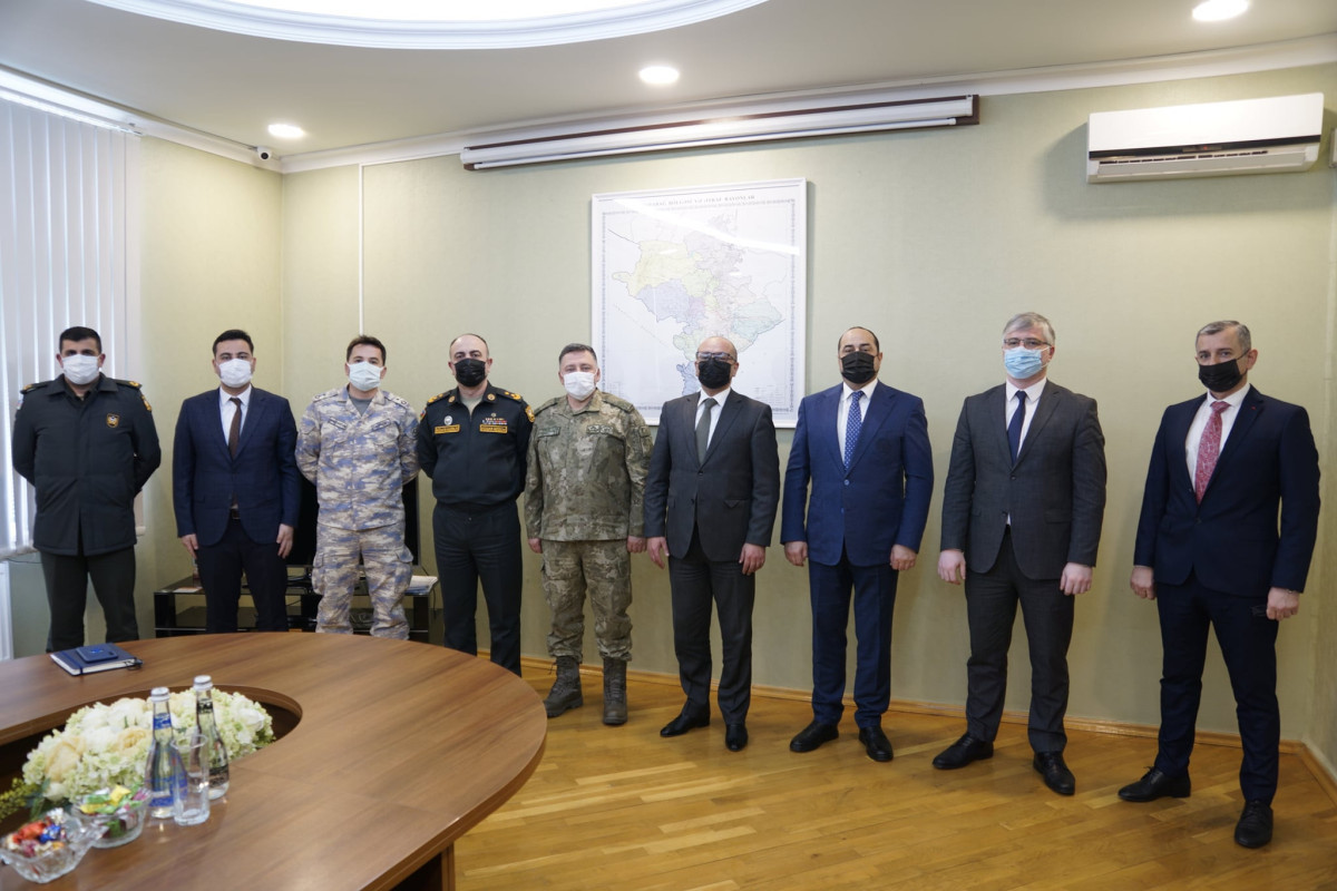 Turkish Mine Action Centre (TURMAC) Director Brigadier General Mehmet Zeki Eren in ANAMA